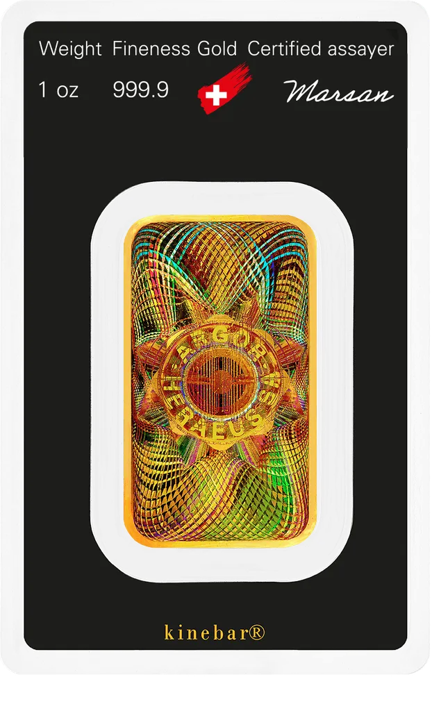 Kultaharkko 1oz Argor-Heraeus Kinebar.webp