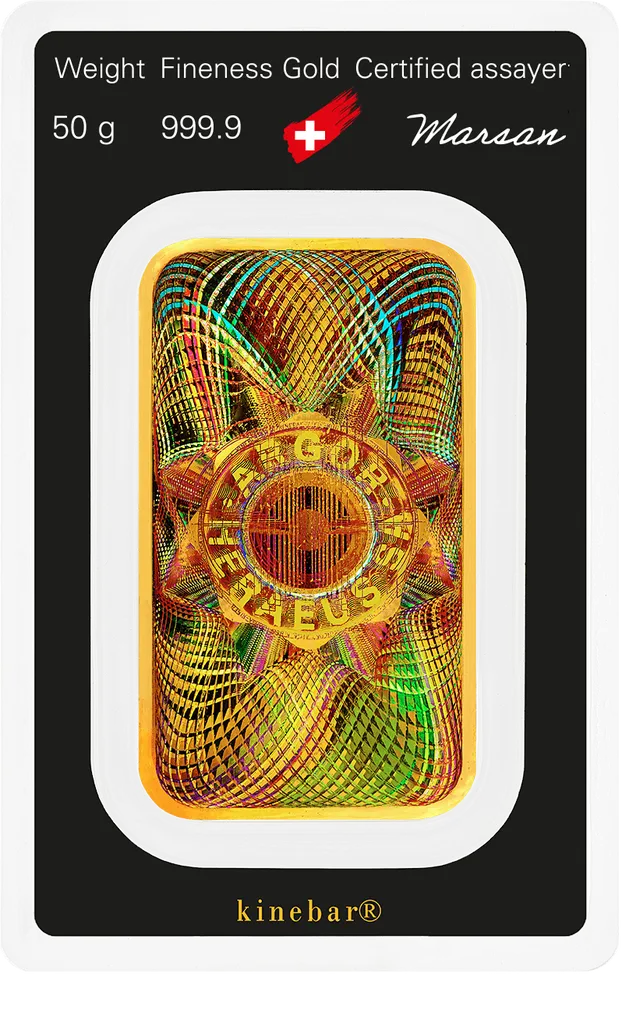 Kultaharkko 50g Argor-Heraeus Kinebar.webp