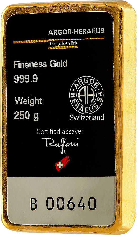 Kultaharkko 250g Argor-Heraeus taka
