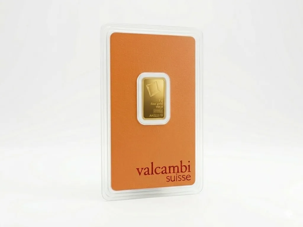 Gold Bar 1g Valcambi