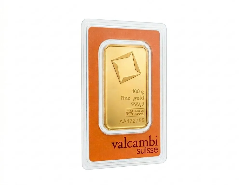 Guldtacka 100g Valcambi