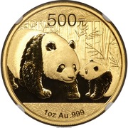 Kultakolikko 1oz Panda