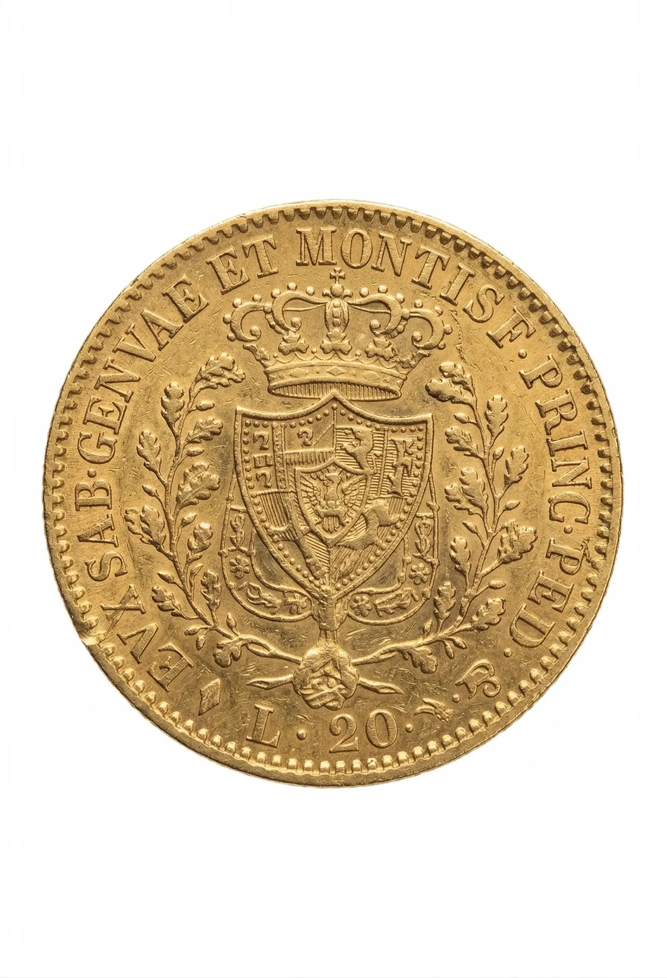 Kultakolikko Italia, 20 Lira