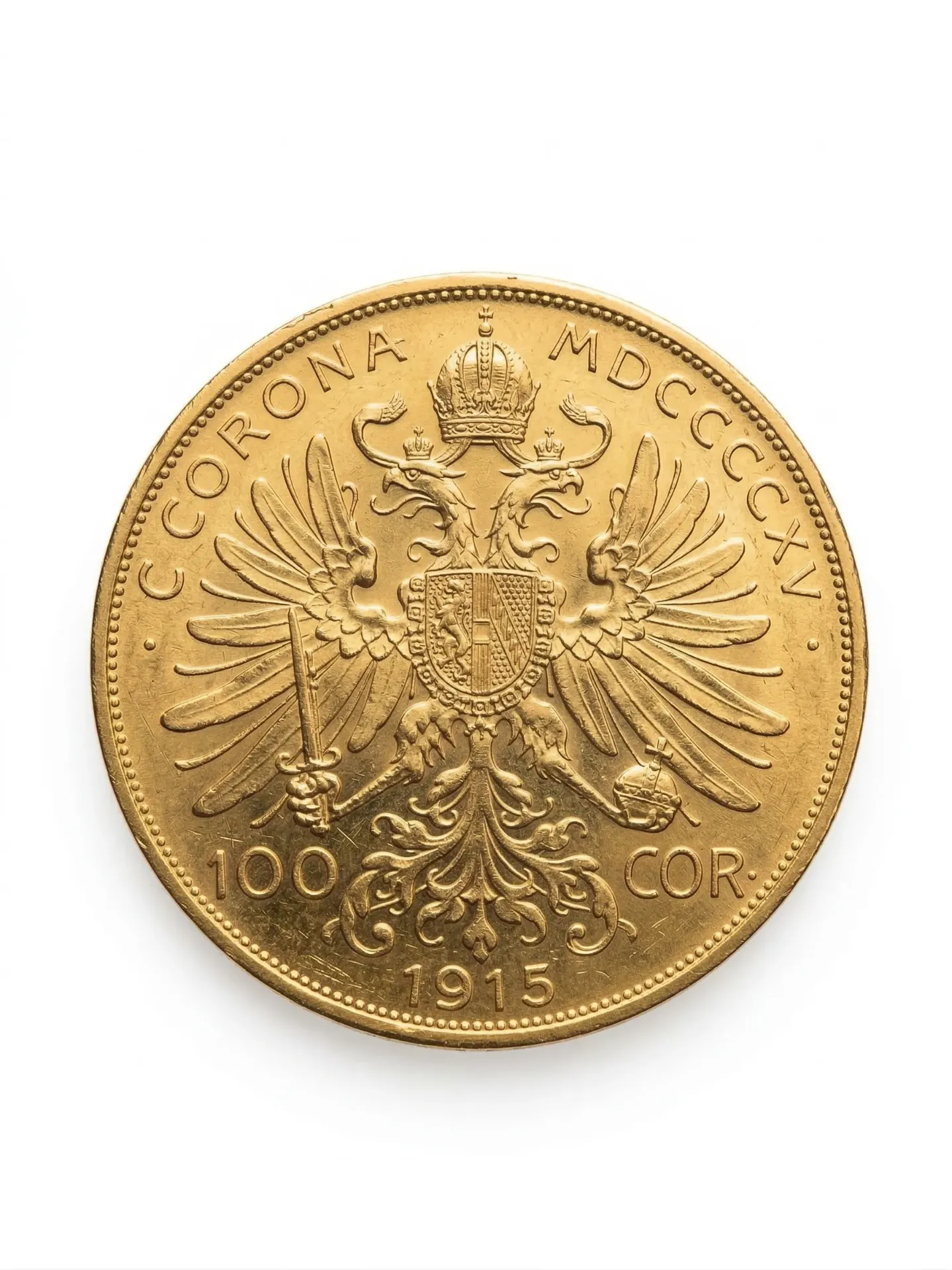 Gold Coin 100 Corona 