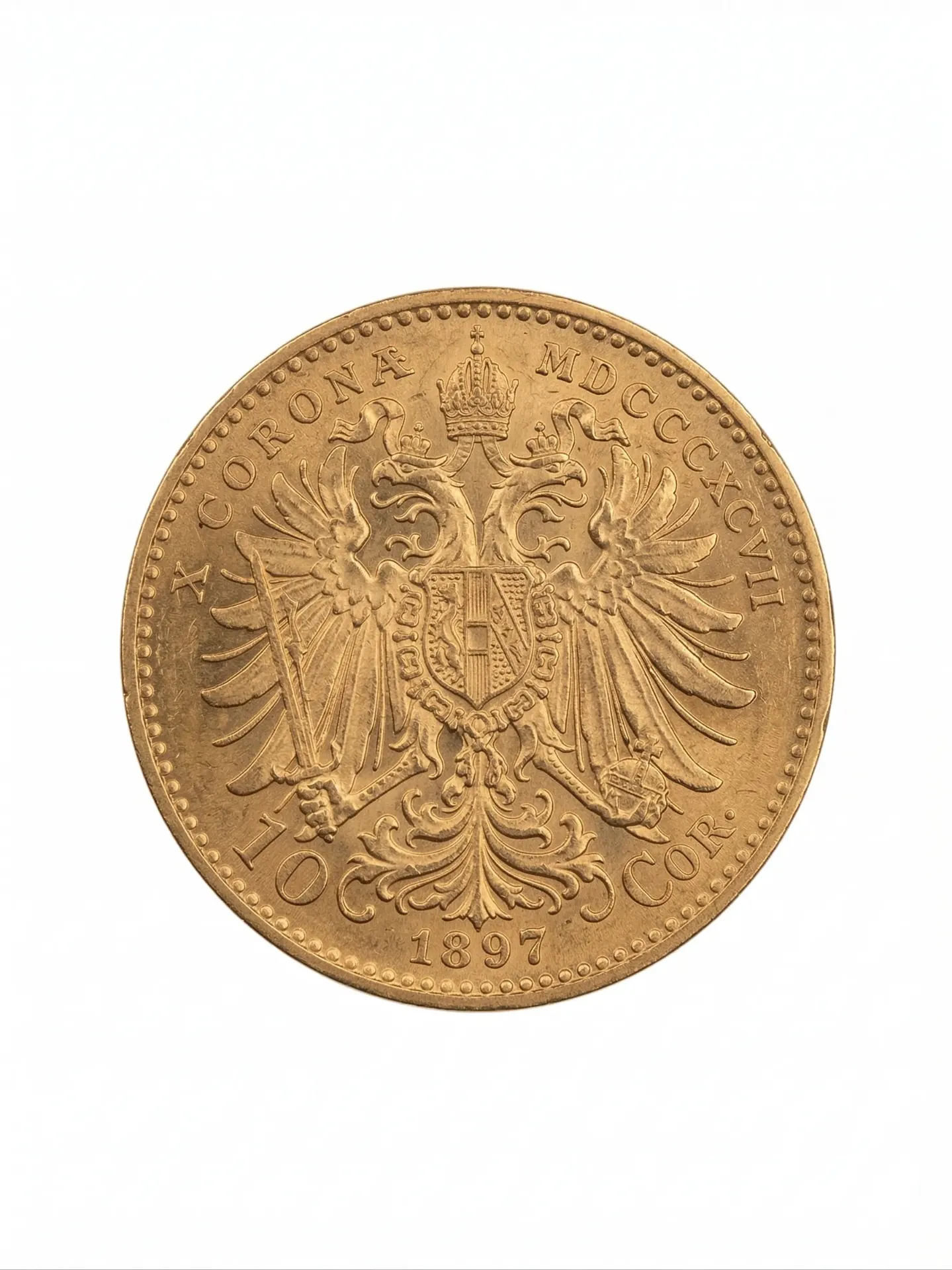 Guldmynt 10 Corona, Österrike