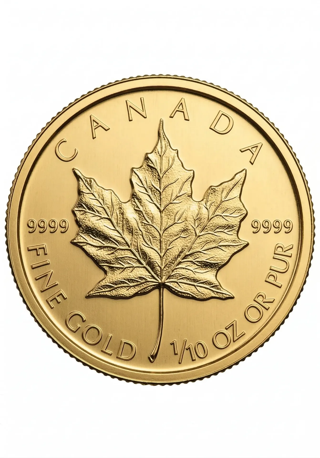 Guldmynt 1/10oz Maple Leaf Kanada