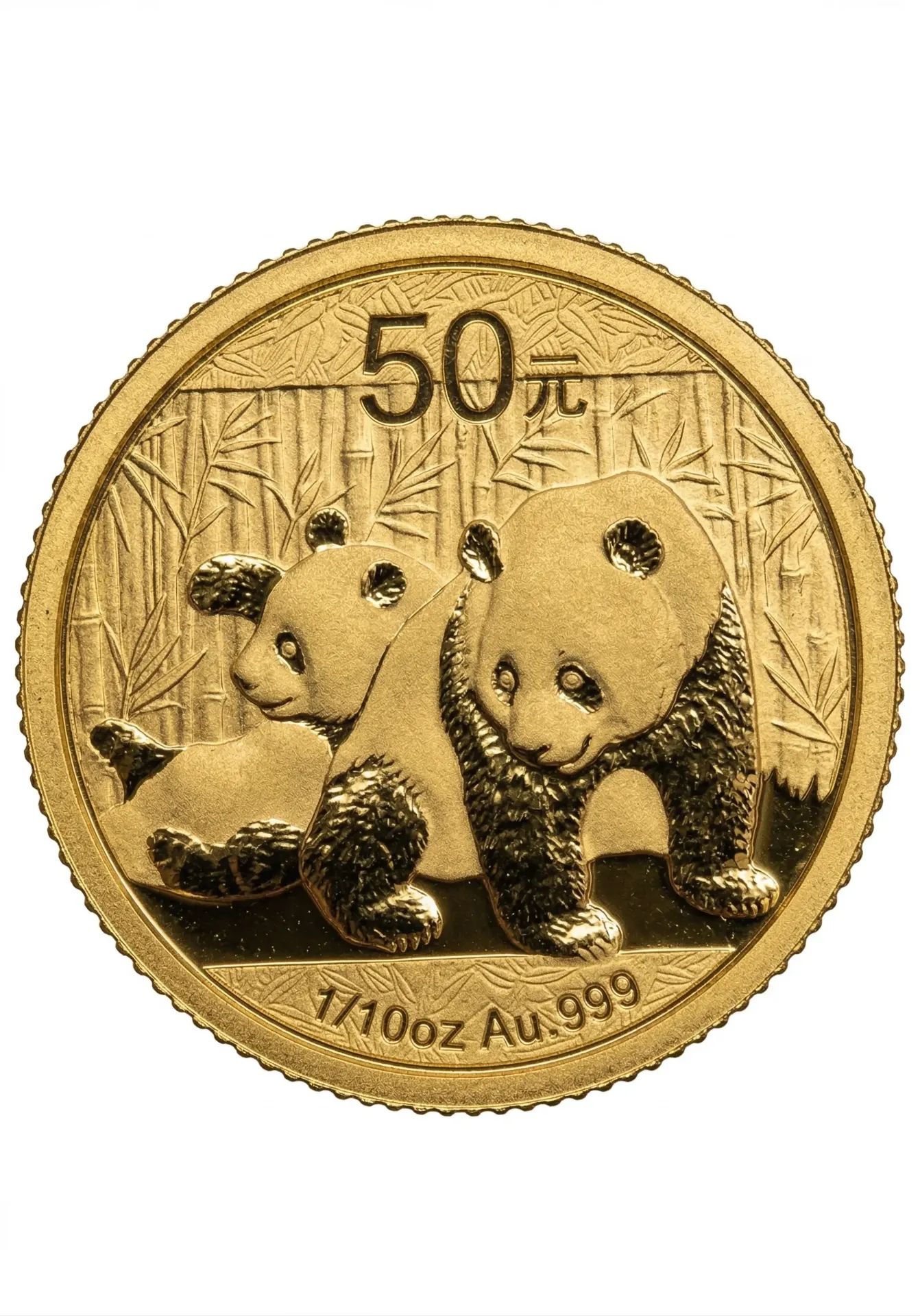 Guldmynt 1/10 oz Kina Panda