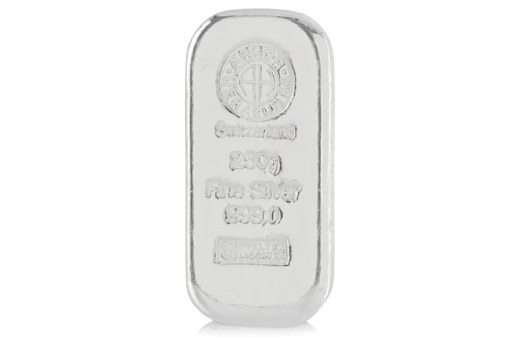 Silver bar 250g Argor-Heraeus