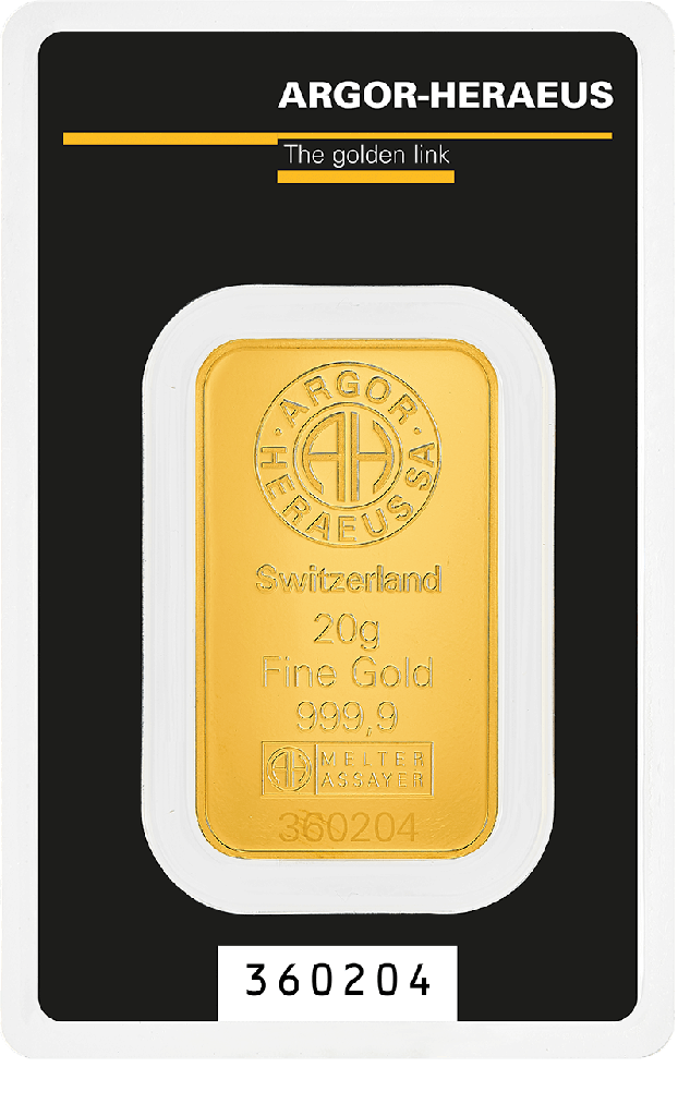 Kultaharkko 20g Argor-Heraeus (Tavallinen)
