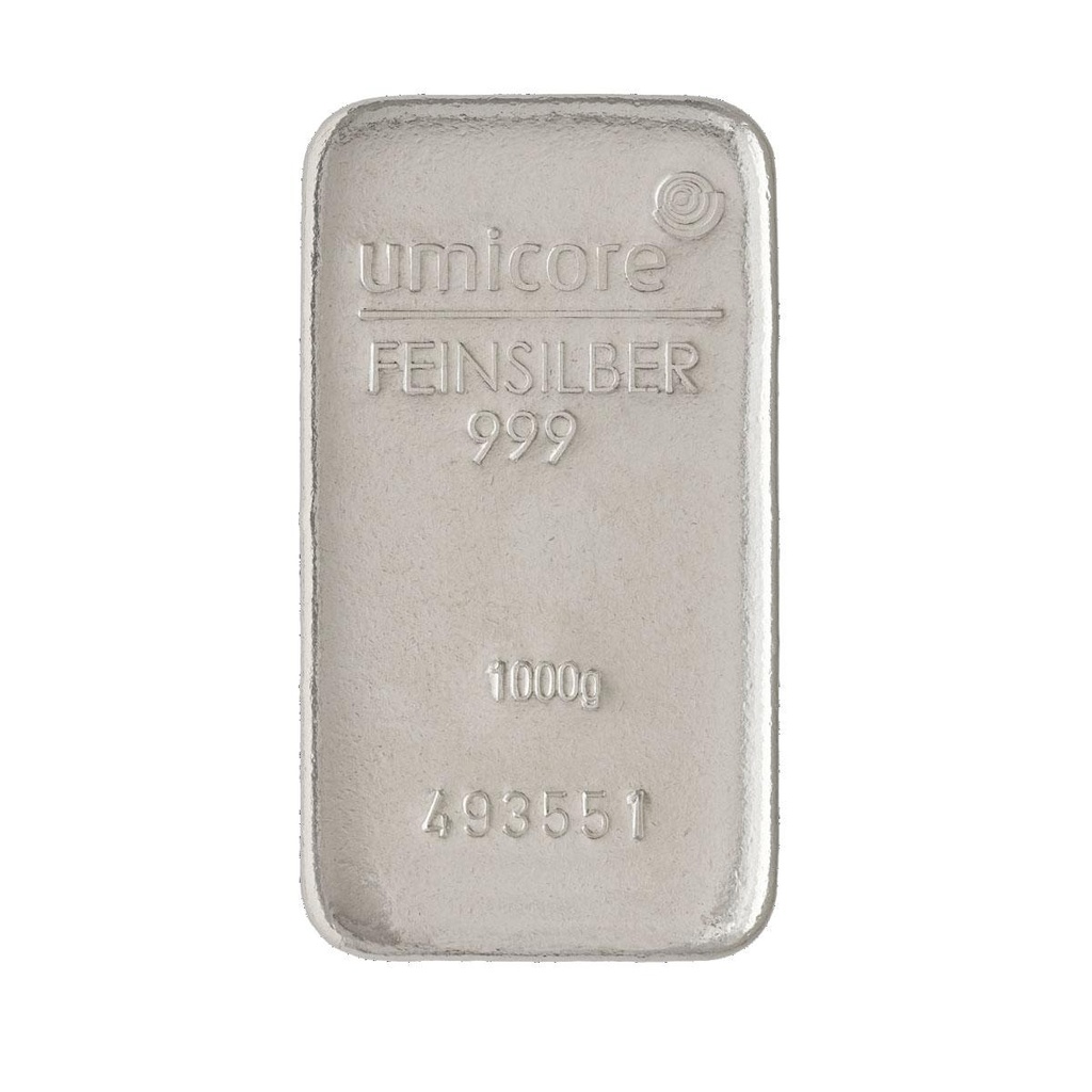 Silver bar 1kg Umicore