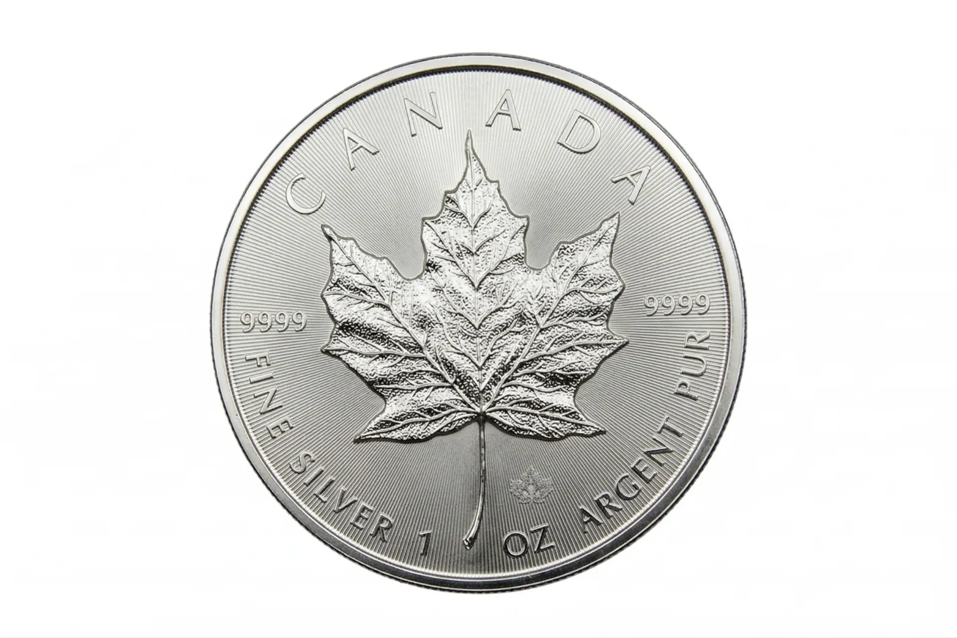 Silver coin 1oz Maple Leaf