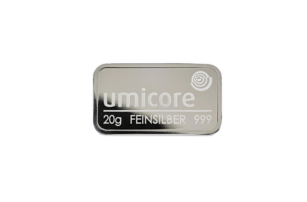 Silver bar 20g Umicore