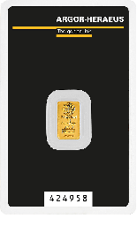 Gold Bar 1g Argor-Heraeus