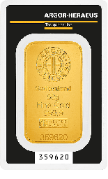 Gold Bar 50g Argor-Heraeus