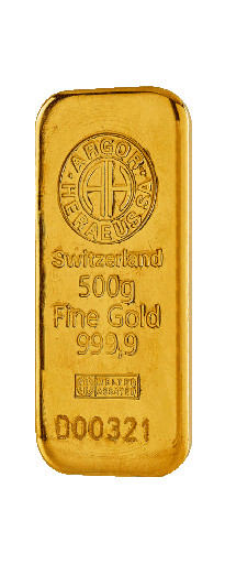 Gold Bar 500g Argor-Heraeus