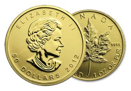 Kultakolikko 1oz Maple Leaf