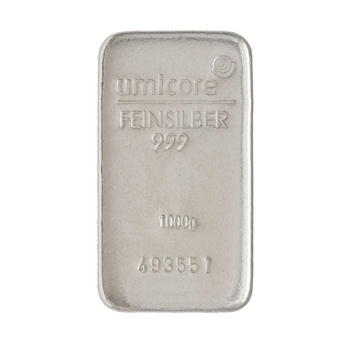 Silver bar 1kg Umicore