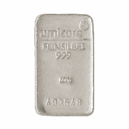 Silver bar 500g Umicore