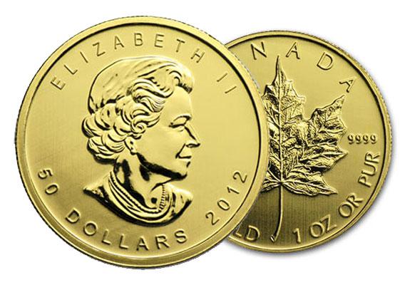 gold coin canadian maple leaf
