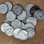 Hopeakolikko USA, half dollar 10kpl