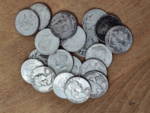 Silver coins USA half dollar 20 pcs