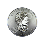 Hopeakolikko 1 oz Kanada, Maple Leaf - Image 2