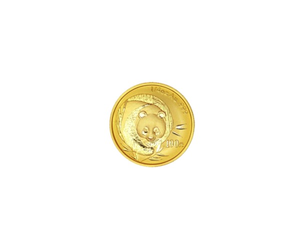 Kultakolikko 1/4 oz Kiina, Panda