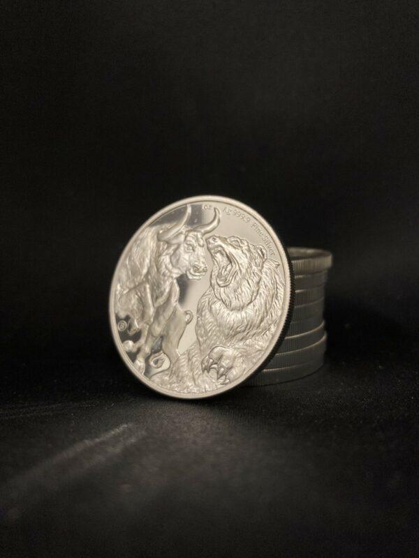 Silver coin 1 oz BullBear