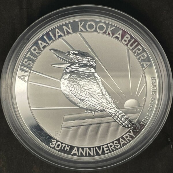 Hopeakolikko 10 oz, Kookaburra Australia .9999