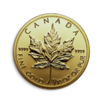 Kultakolikko 1/10 oz Kanada, Maple Leaf
